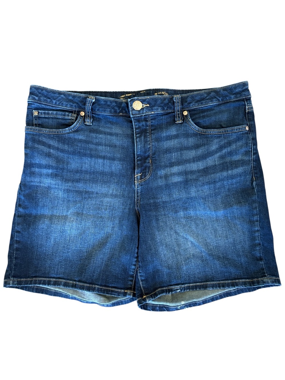 Seven7 Weekend Denim Blue Jean Short Size 14